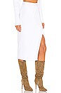 view 2 of 4 Cece Knit Skirt in White