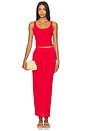 view 5 of 6 FALDA JOSEFINA in Red