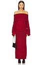 view 5 of 6 Quinn Maxi Skirt in Red