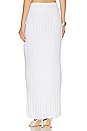 view 3 of 4 Lounge Baha Ribbed Skirt in White