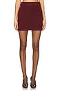 view 1 of 6 WINNIE 스커트 in Burgundy