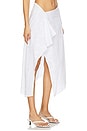 view 2 of 6 Asta Handkerchief Skirt in White