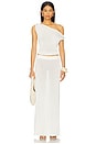 view 5 of 6 Cali Maxi Skirt in Off White