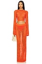 view 5 of 6 Terra Maxi Skirt in Volcanic