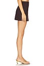 view 3 of 6 Arla Mini Skirt in Chocolate
