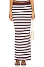 view 1 of 6 x REVOLVE Charleston Maxi Skirt in Cherry Stripe