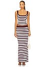 view 5 of 6 x REVOLVE Charleston Maxi Skirt in Cherry Stripe