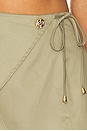 view 6 of 6 x REVOLVE Emilie Ultra Mini Skirt in Khaki