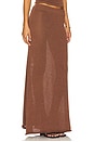 view 2 of 6 CALI スカート in Chocolate