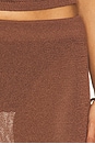 view 6 of 6 CALI スカート in Chocolate