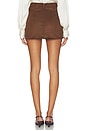 view 4 of 6 Amelia Suede Mini Skirt in Mocha
