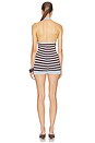 view 3 of 3 Finley Romper in Sky Blue Stripe