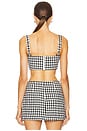 view 3 of 5 BLUSA DE TWEED in Black & White