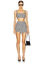 view 4 of 5 BLUSA DE TWEED in Black & White