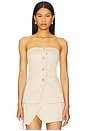view 1 of 4 Emilie Strapless Top in Cream