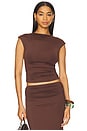 view 1 of 4 Gabby Top in Coffee