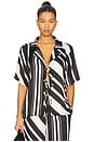 view 1 of 5 Agnes Shirt in Black & White