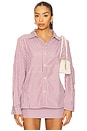view 2 of 6 x REVOLVE Estelle Shirt in Cranberry Stripe