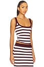 view 2 of 4 x REVOLVE Charleston Top in Cherry Stripe