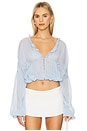 view 1 of 4 Bali Top in Sky Blue