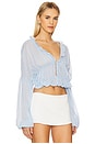 view 2 of 4 Bali Top in Sky Blue