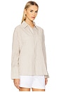 view 2 of 4 Zether Shirt in Mocha Stripe