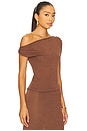 view 2 of 4 Cali Top in Chocolate
