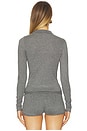 view 3 of 4 Veda Long Sleeve Top in Charcoal