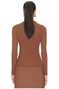 view 3 of 4 Katya Long Sleeve Top in Mocha