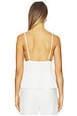 view 3 of 4 Fallen Peplum Top in White