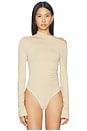 view 2 of 5 Nami Bodysuit in Beige