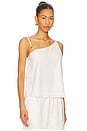 view 2 of 5 Ismene One Shoulder Top in White