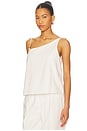 view 3 of 5 Ismene One Shoulder Top in White