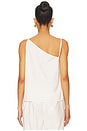 view 4 of 5 Ismene One Shoulder Top in White