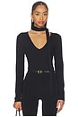 view 1 of 5 TOP EN MAILLE KIMMY in Black