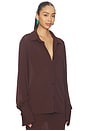 view 2 of 4 CHEMISE KALEA in Chocolate