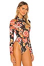 view 3 of 5 Davinci Bodysuit in Red Floral