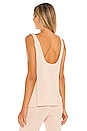 view 3 of 4 Lounge Celeste Knit Tank in Sand