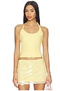 view 1 of 5 Lexie Twist Halter Tank Top in Panna Cotta