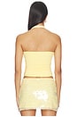 view 3 of 5 Lexie Twist Halter Tank Top in Panna Cotta