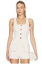 view 1 of 4 Remmi Vest in Stone