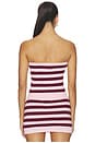 view 3 of 4 Rita Knit Bandeau Top in Pink Stripe