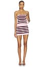 view 4 of 4 Rita Knit Bandeau Top in Pink Stripe