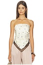view 1 of 4 Polka Dot Wrap in Chocolate Polka Dot