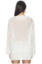 view 4 of 5 Brandi Crinkle Tie Top in White