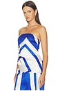 view 3 of 5 Lyra Top in Navy Stripe