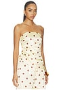 view 2 of 5 Lyra Top in Butter Polka Dot