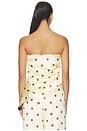view 4 of 5 Lyra Top in Butter Polka Dot