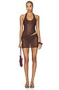 view 4 of 4 Casey Crochet Halter Top in Chocolate