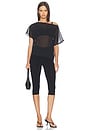 view 4 of 4 Karmi Sheer Top in Black